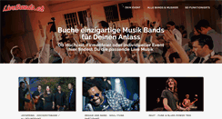 Desktop Screenshot of livebands.ch